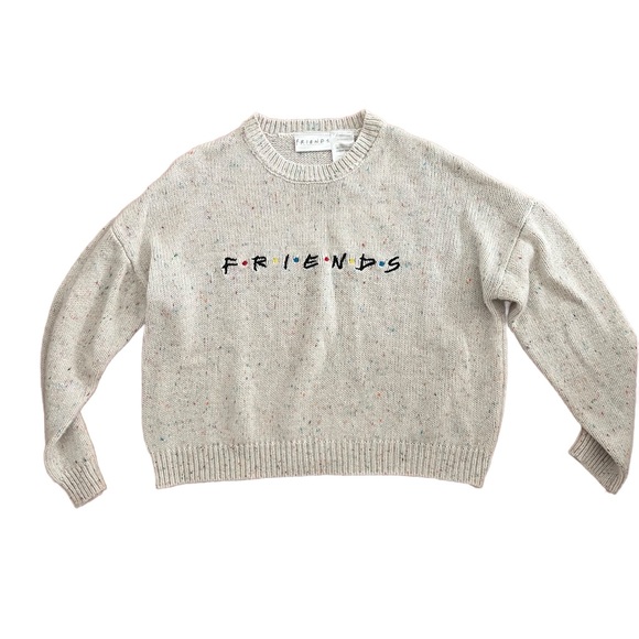 FRIENDS TV Show Sweater XS Fits like Women XS/S Aesthetic Pullover Y2K 90s - Picture 1 of 5